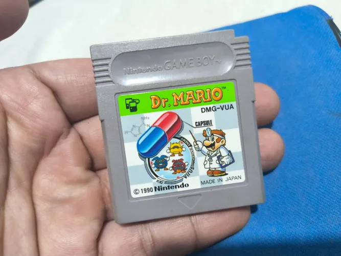 Jogo Dr Mario de Game Boy.