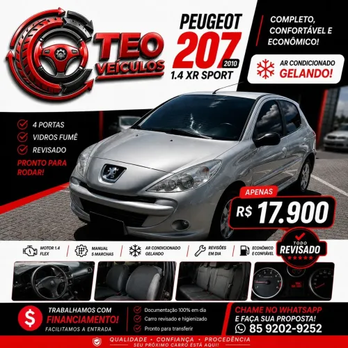 Peugeot 207 XR 1.4 Flex 8V 5P 2009