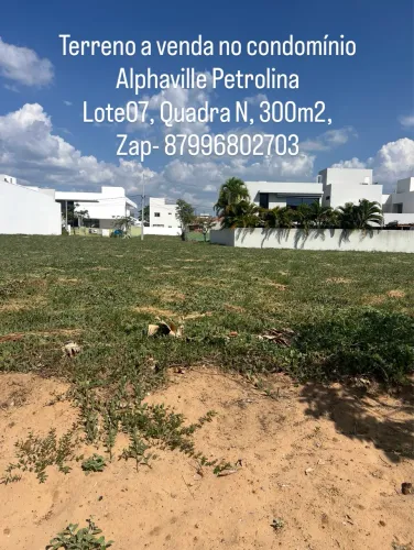 Lote a venda no condomínio Alphaville Petrolina