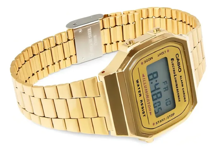 Relógio Casio Vintage Dourado Original