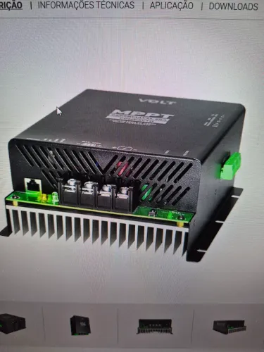 Controlador de carga mppt volt 60A compacto