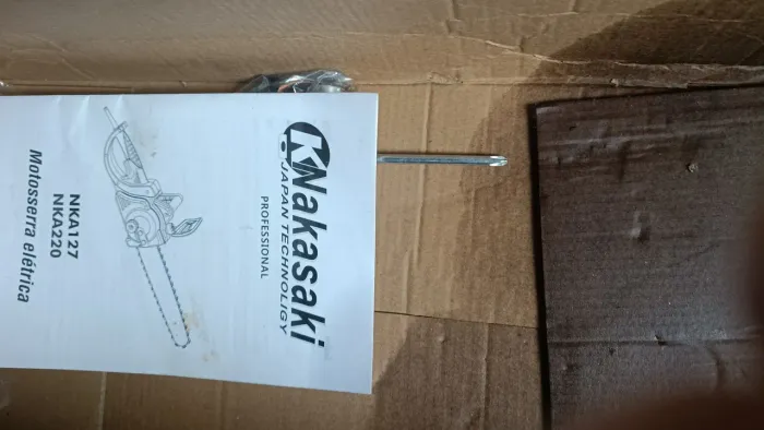Motserra elétrica Nakasaki 127V, nova na caixa, saber 16" retirar cep 23095460 n° 175
