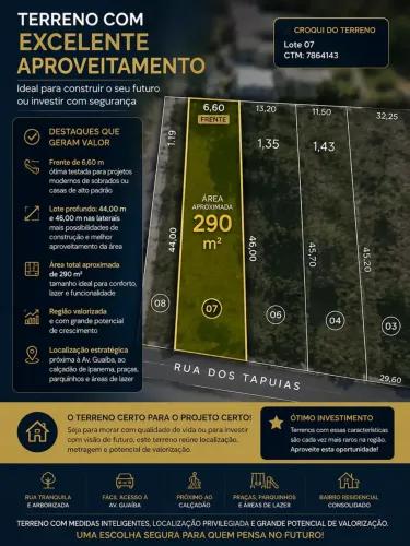 Lote/Terreno para venda com 300 metros quadrados