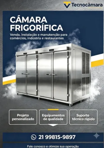 Camara frigorifico para comercio,mercado e industria.
