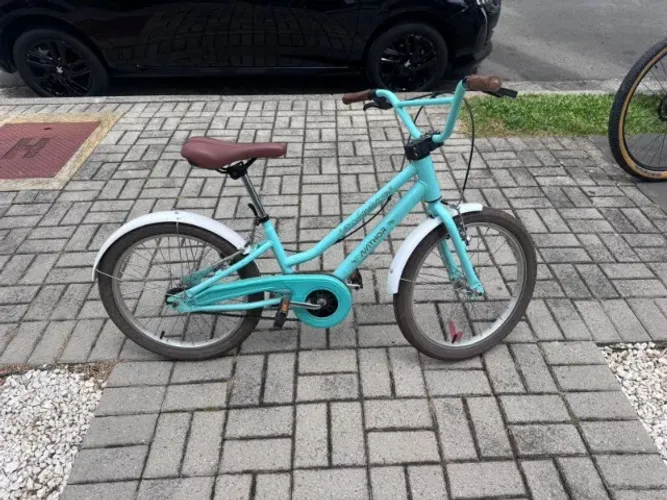Bicicleta Nathor Antonella - Aro 20 - Em ótimo estado - Azul Tiffany