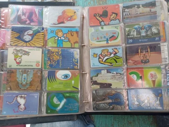 cartões telefônicos