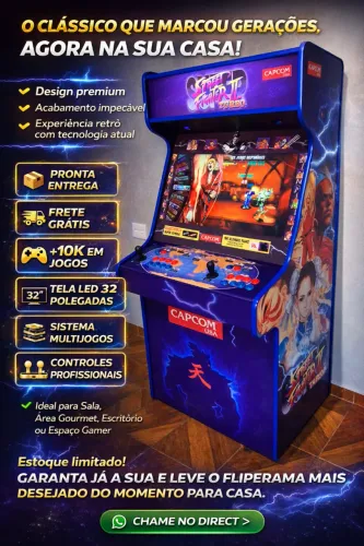 Maquinas de Arcade Fliperama multijogos 10.000 jogos Free play