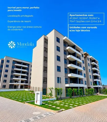 Apartamento em Nova Parnamirim - 2 e 3/4 - 50m² a 70m² - Entrada em 60x