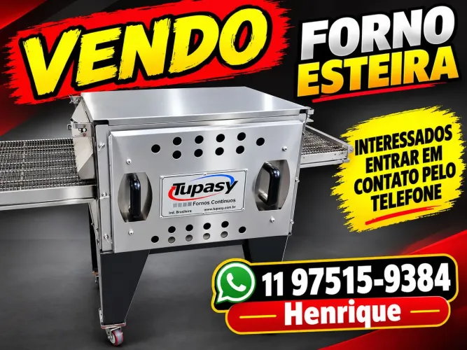 Vende-se forno esteira