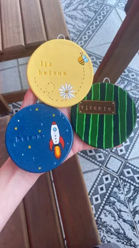 Placa decorativa personalizada
