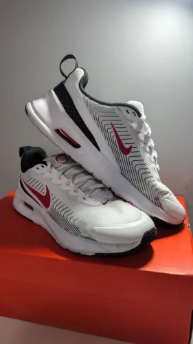 Tênis Nike Air Max Original Tam. 40 Branco/Vermelho - Excelente Estado