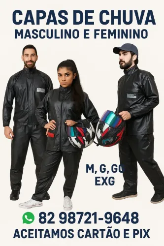 Capa de chuva para motoboy masculino e feminina p, m, g, exg,