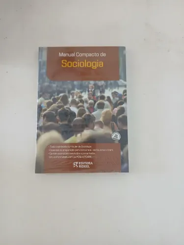 Manual Compacto de Sociologia - Ensino Médio, da Rideel,