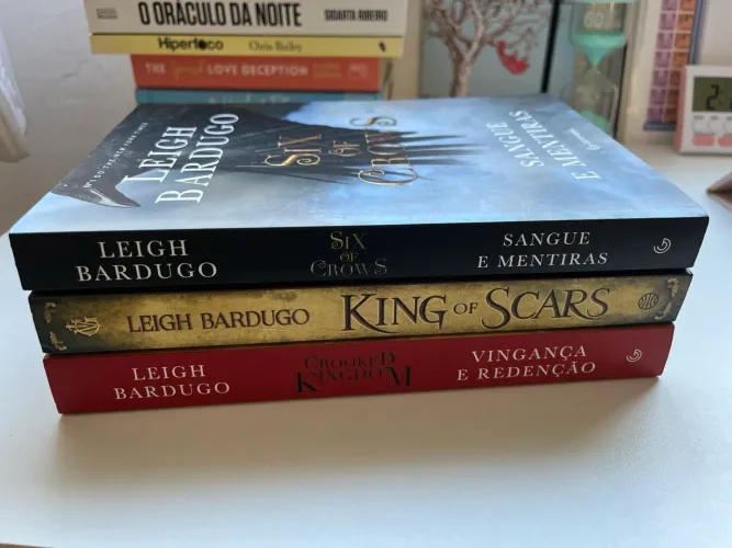 Kit livros sombra e ossos Leigh bardugo sangue e mentira king of scars