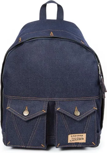 mochila jeans jean paul gaultier x eastpak archive backpack | designers against aids