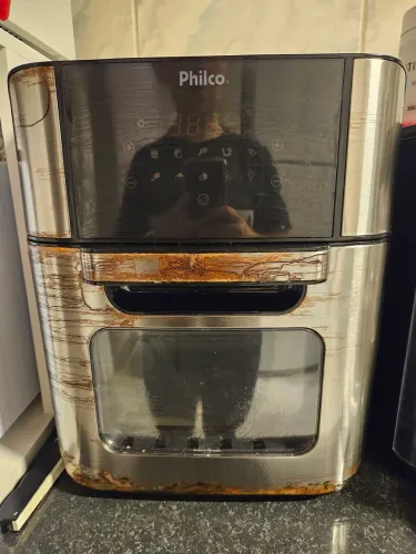 Fritadeira Air Fryer Oven Philco PFR2200 4 em 1 12 Litros 1800W Cor Preto 220v
