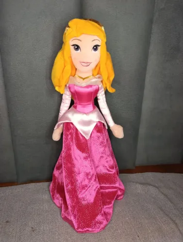 Kit Festa Princesa Aurora Pelúcia Disney Original + Painel + Cilindros