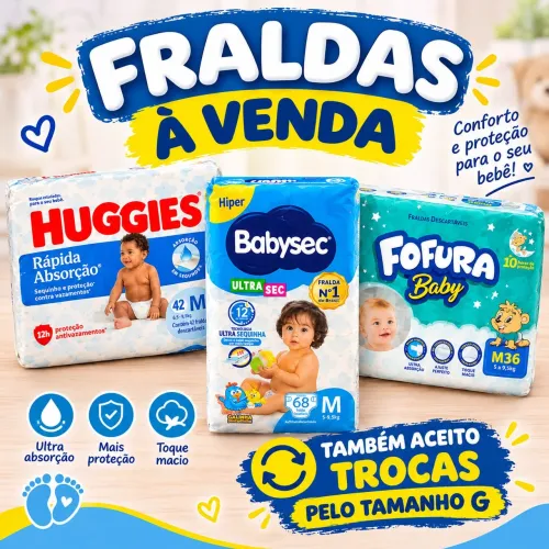 Fraldas descartáveis
