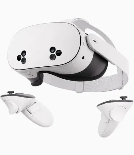 Óculos VR Quest 3s+bateria portátil 12mah+gatilhos p/ jogos de tiros