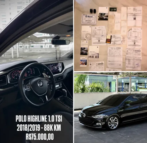 Volkswagen Polo Highline 200 TSI 1.0 Flex 12V Aut. 2019