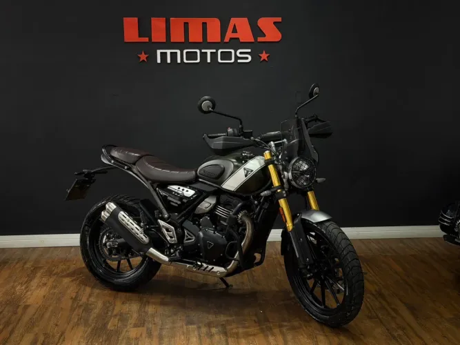 Scrambler 400X Verde 2024 - Apenas 9.300 KM.