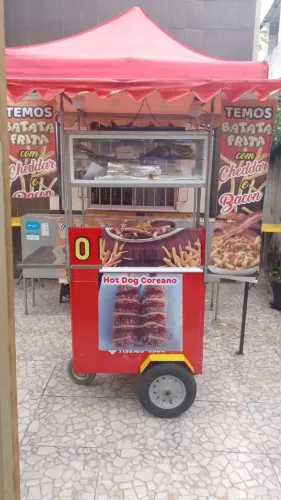 Vendo Carrinho de Hot Dog e churrasqueira