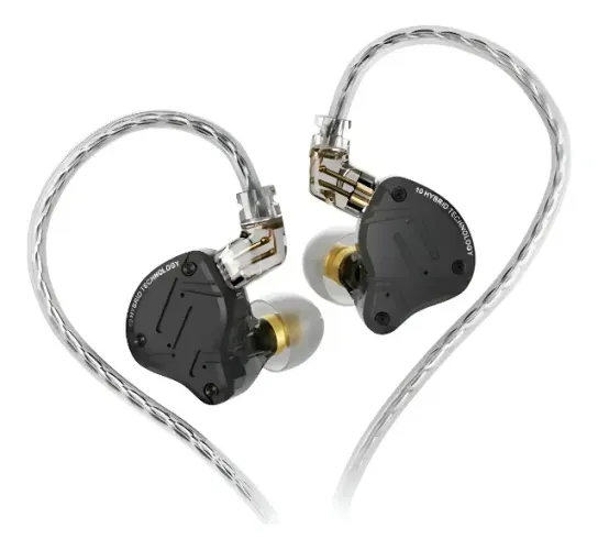 KZ ZS10 PRO X Fone de Ouvido Retorno HiFi Bass Monitor Profissional