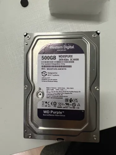 HD 500gb Western Digital Purple (Para DVR)