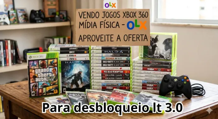 Escolha seu jogo para XBOX 360 | Com desbloqueio LT 3.0 | Mídia Física