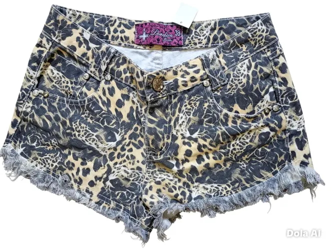 Short jeans oncinha 38