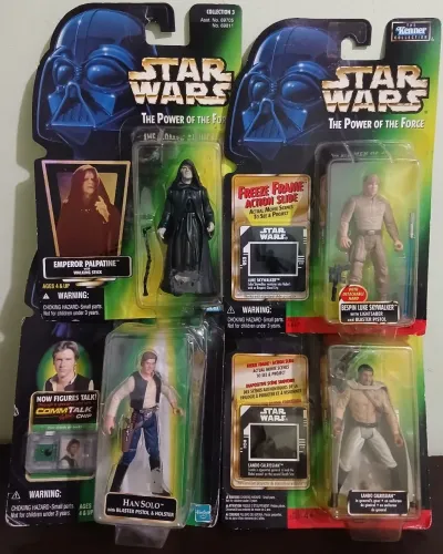 BONECOS FIGURAS STAR WARS LACRADAS VALOR UNITÁRIO