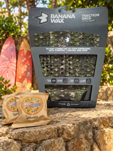 Deck Banana Wax Camuflado + 2 Parafinas