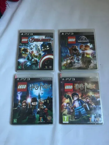 Jogos Lego Harry Potter, Vingadores, Jurassic PS3