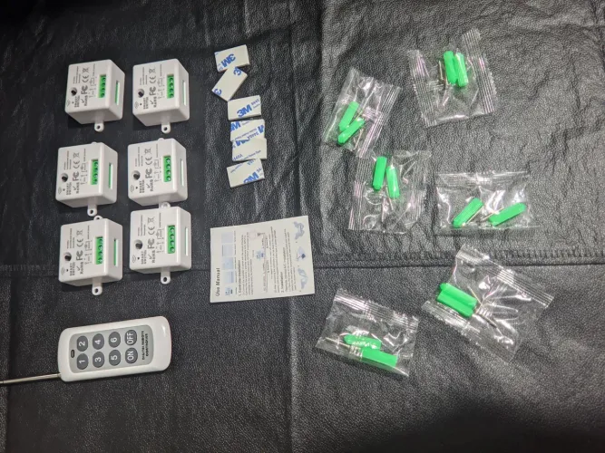 Kit interruptor sem fio com controle remoto 