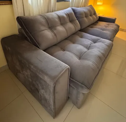 Sofá 4 Lugares Retrátil Recinável