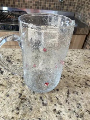 Jarra de suco de vidro