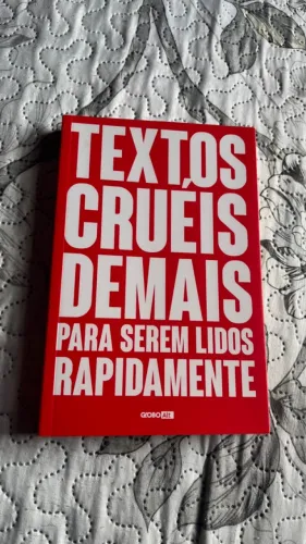 livro textos cruéis demais para serem lidos rapidamente