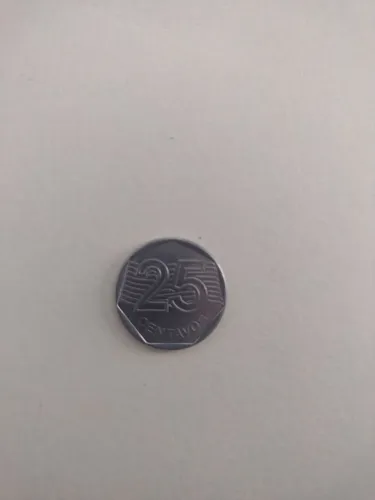 Colecione uma parte da história do Brasil com essa moeda de 25 centavos