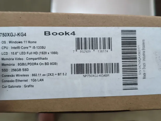 Notebook Samsung 