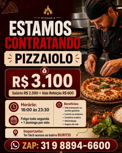 Vaga PIZZAIOLO