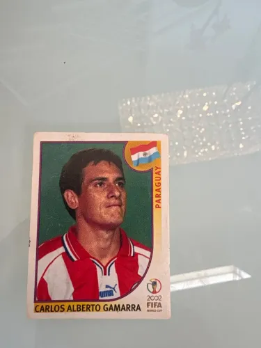 Carlos GAMARRA FIGURINHA PANINI 2002 Japão/ Koreia