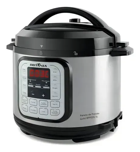Panela De Pressão Elétrica Britânia 5 litros