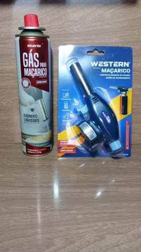 Kit Maçarico Western + Refil de Gás | Pronto para Uso Imediato