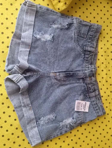 Short jeans feminino