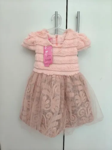Vestido Luxo de Festa tamanho 110 ( tamanho médio 2/3 anos)