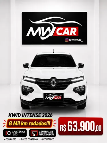 Renault Kwid Intense 1.0 Flex 12V 5P Mec. 2026