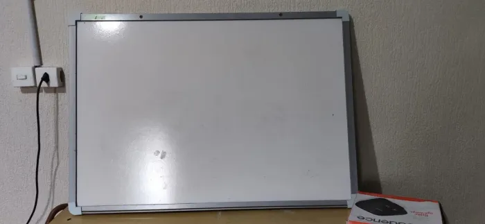 Lousa Quadro Escolar Branco 100x70