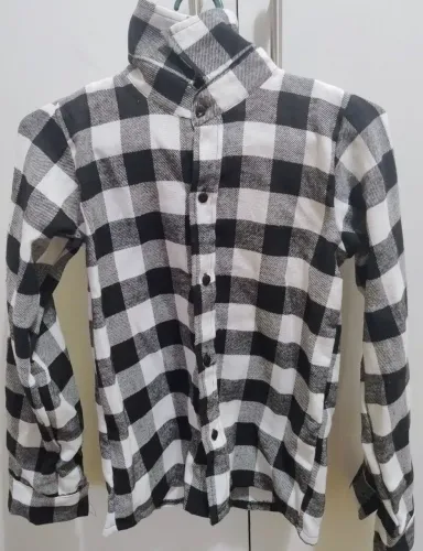 Camisa Xadrez Infantil Tamanho M