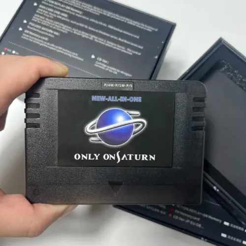 Cartucho All-In-One para Sega Saturn - Memory Card + Expansão RAM