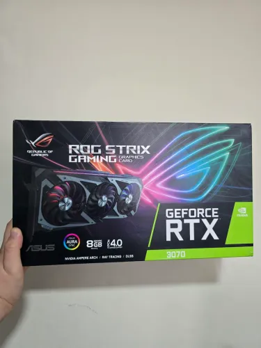 Placa de vídeo RTX 3070 8GB ROG STRIX